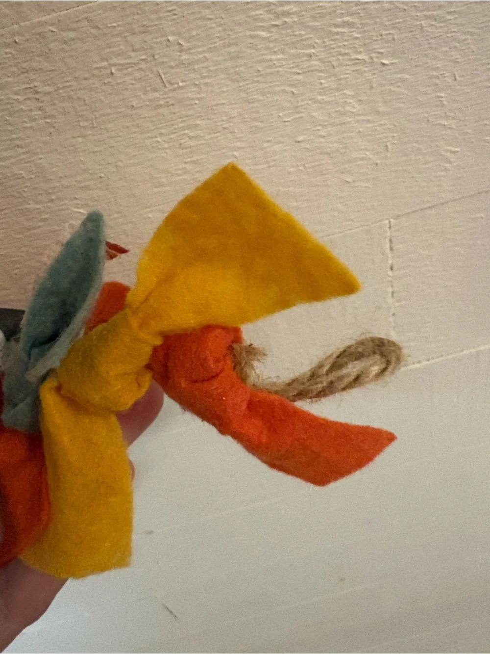 Fall Fabric Garland Set of 2 Rustic Autumn Decor 75 Inch